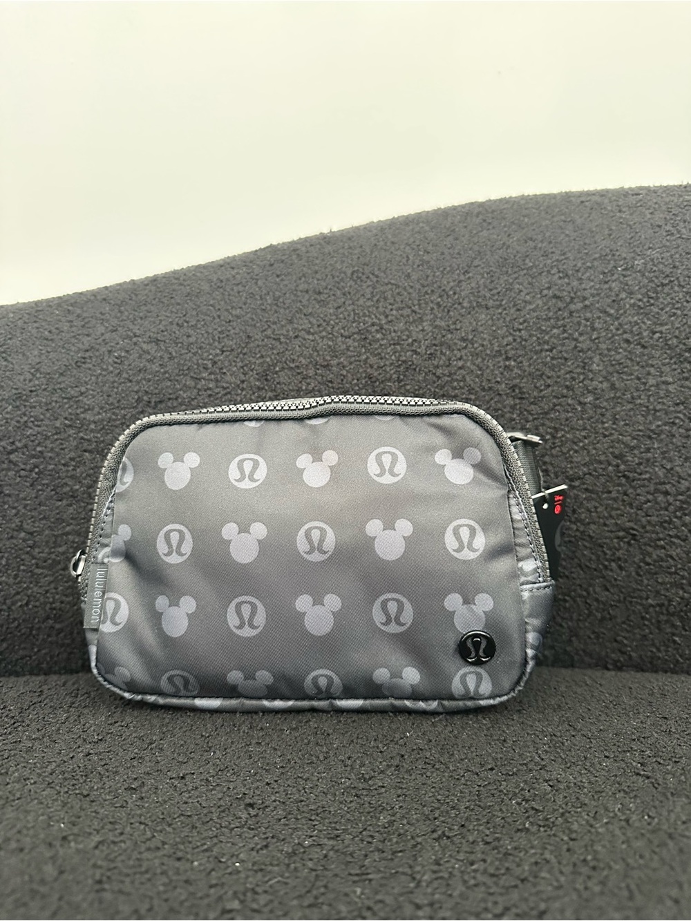 Disney x Lululemon Classic Black Mickey Print Everywhere Belt Bag